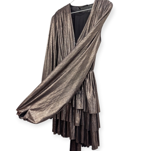 BRONX & BANCO Bellerose Metallic Mini Dress - Picture 14 of 15